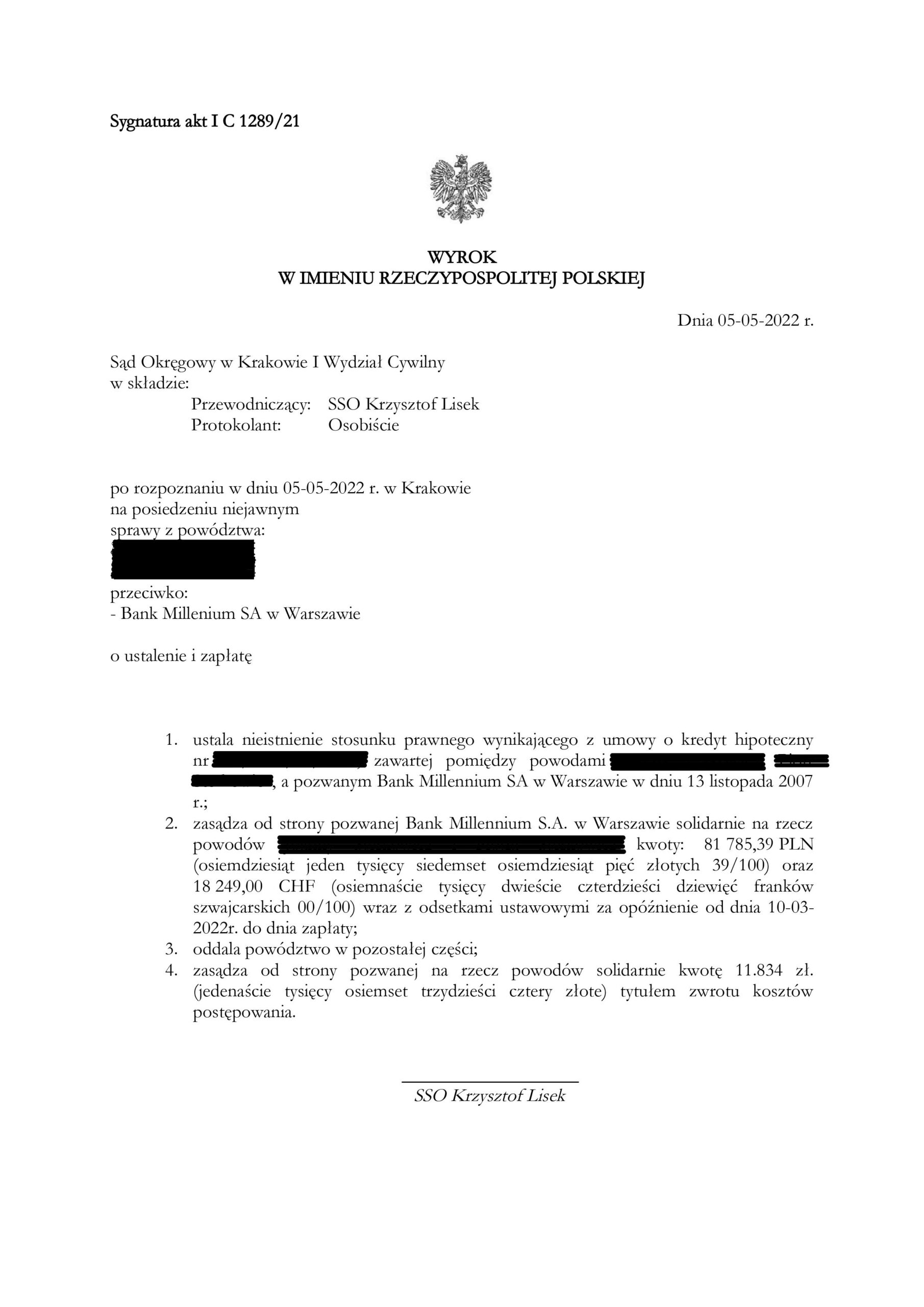 Nieważność umowy