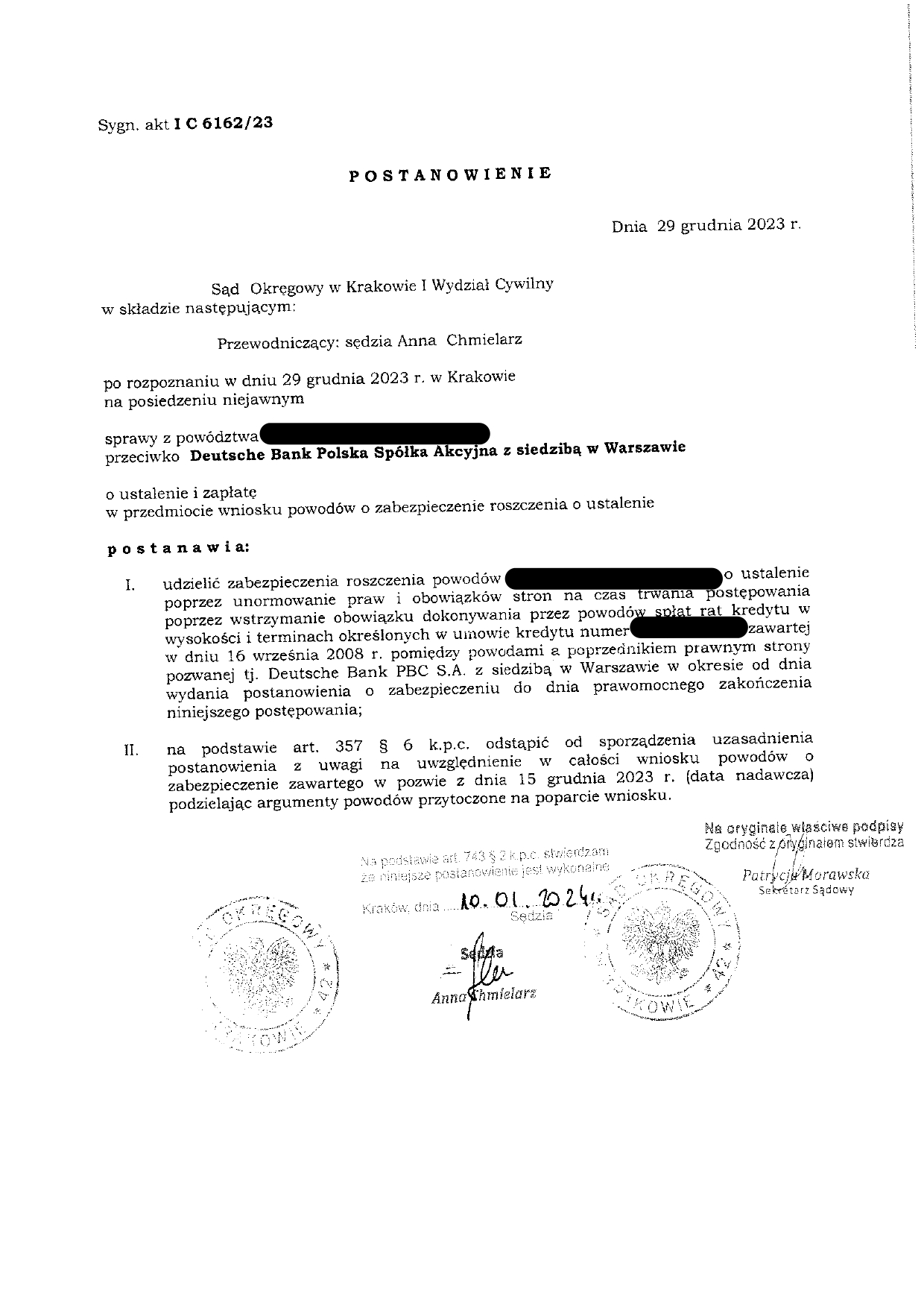Postanowienie